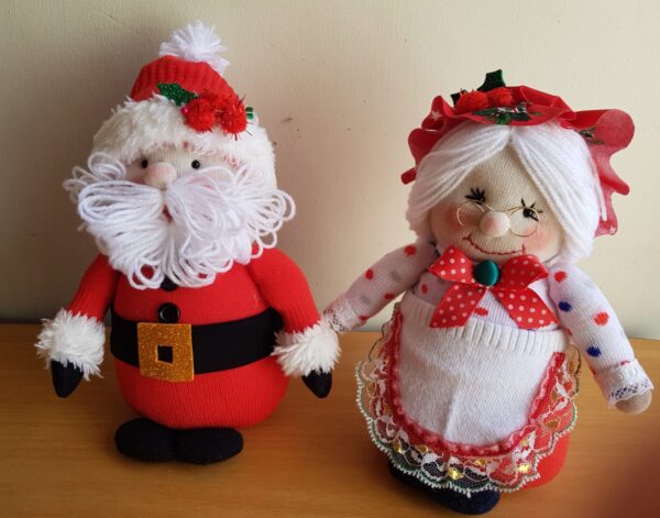 La pareja Claus - Santa y su esposa mama Claus - Imagen 4